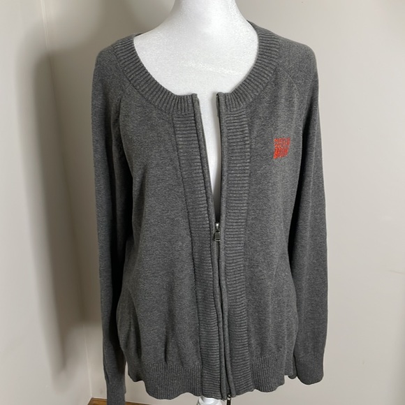 NWOT Cleveland Browns Cotton Knit Zip Up - Picture 4 of 10